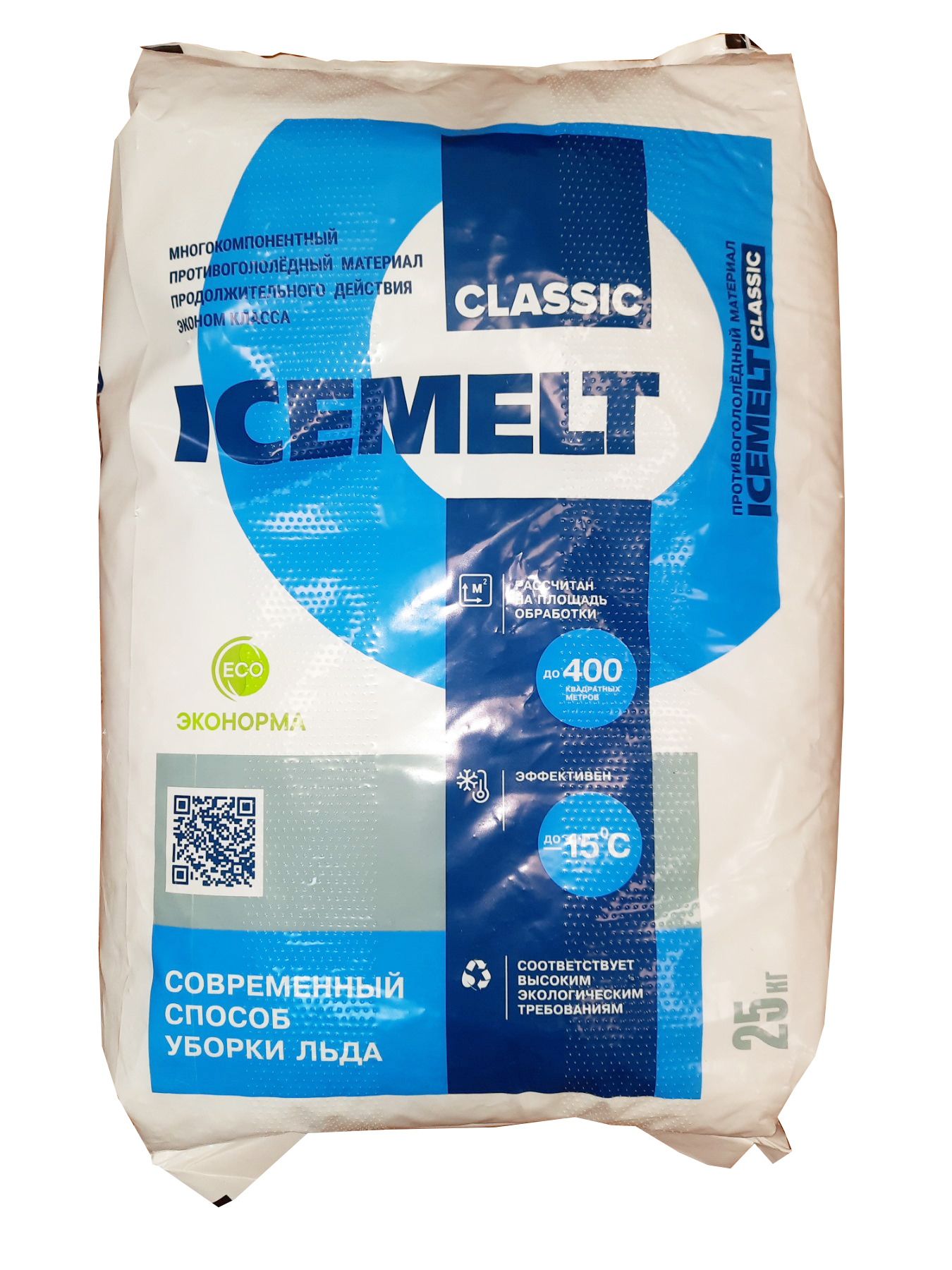 Противогололедный материал ICEMELT classic -15 С Противогололедный материал ICEMELT classic -15 С